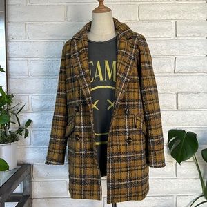 MYSTREE | Plaid Pea Coat